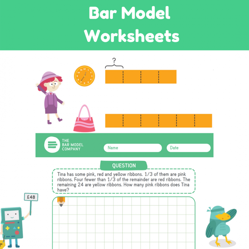 Bar Model Worksheets and Solutions The Bar Model Company